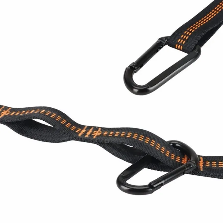 10 PCS D-shaped Aluminum Carabiner Outdoor Hanging Buckle Water Bottle Buckle(Black)