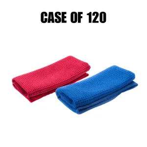 16" x 24" Silk Edge Waffle Weave Towels [Case of 120]