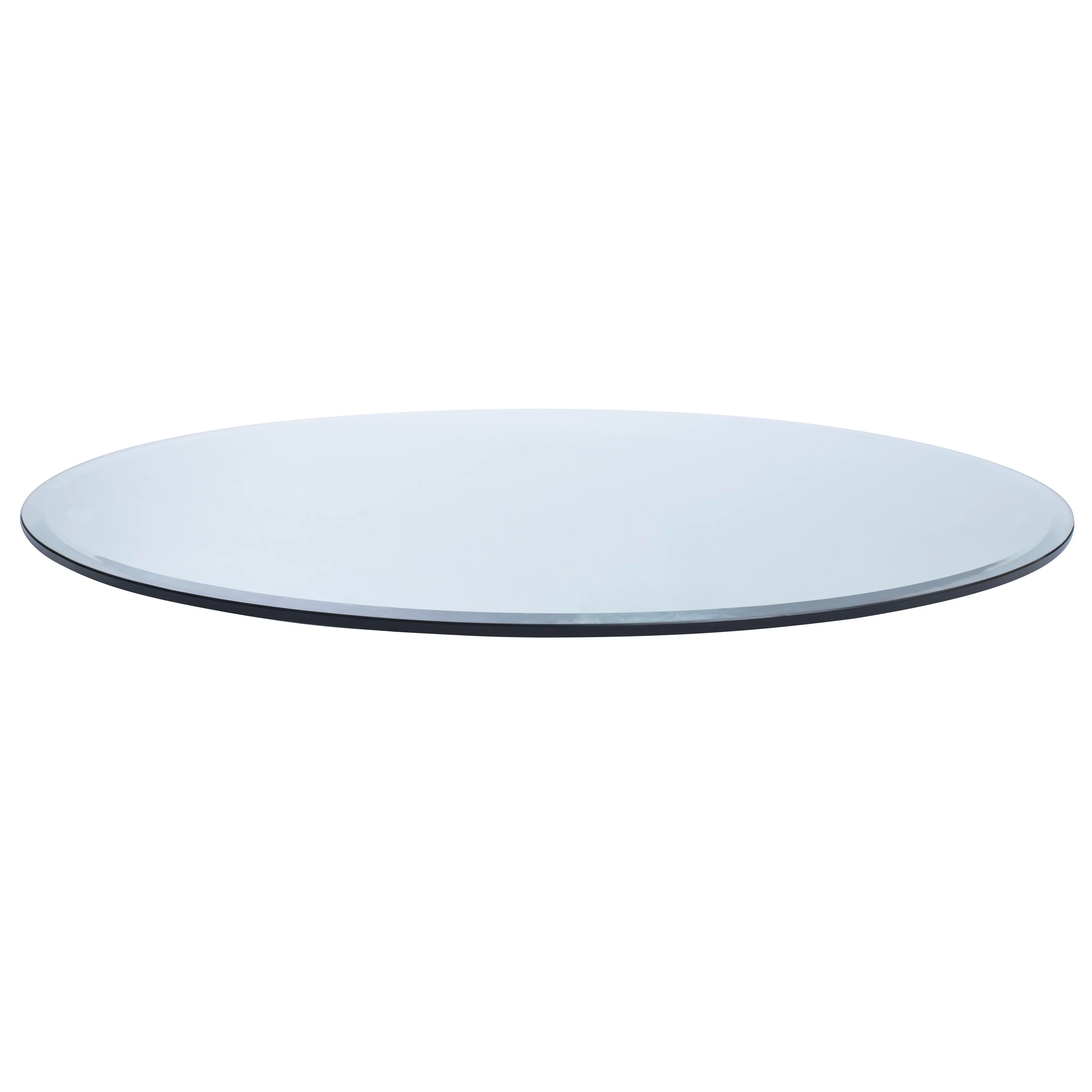 32" Round Clear Glass Table Tops