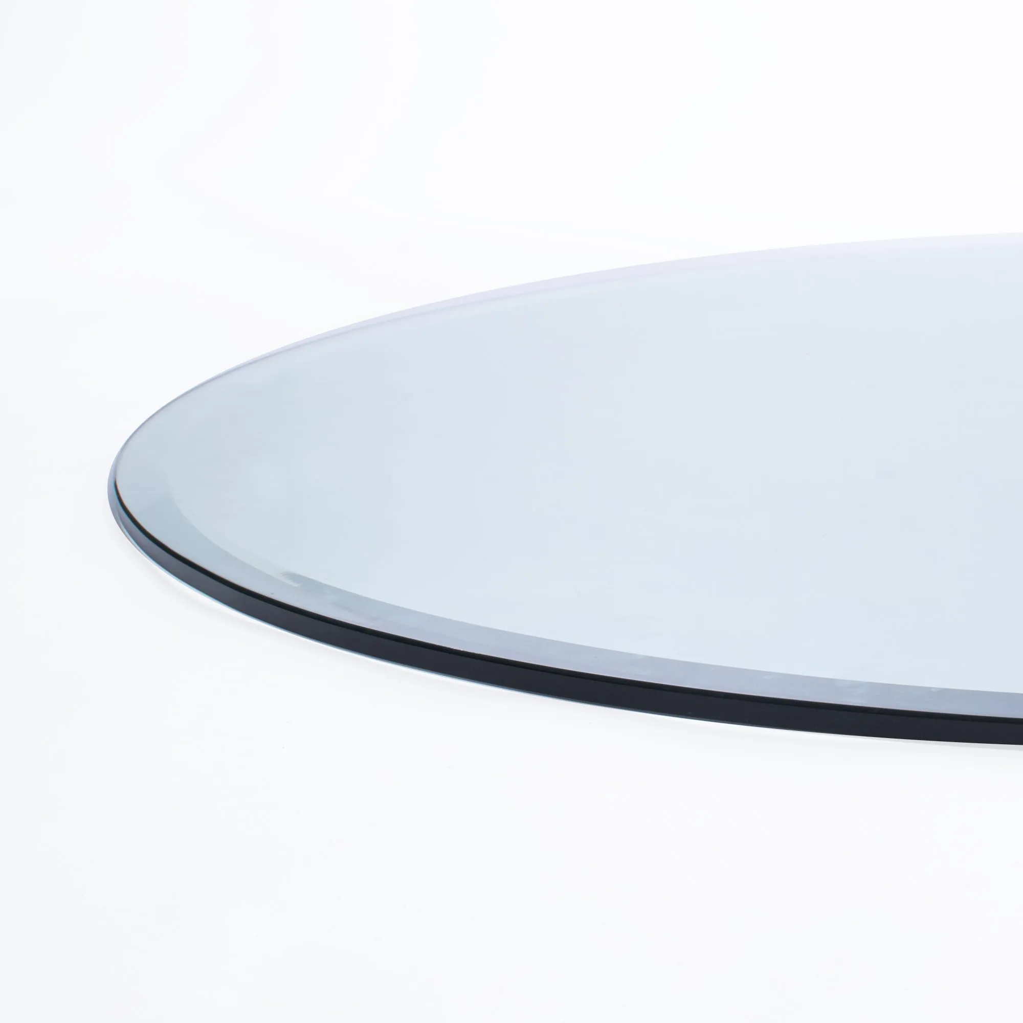 32" Round Clear Glass Table Tops