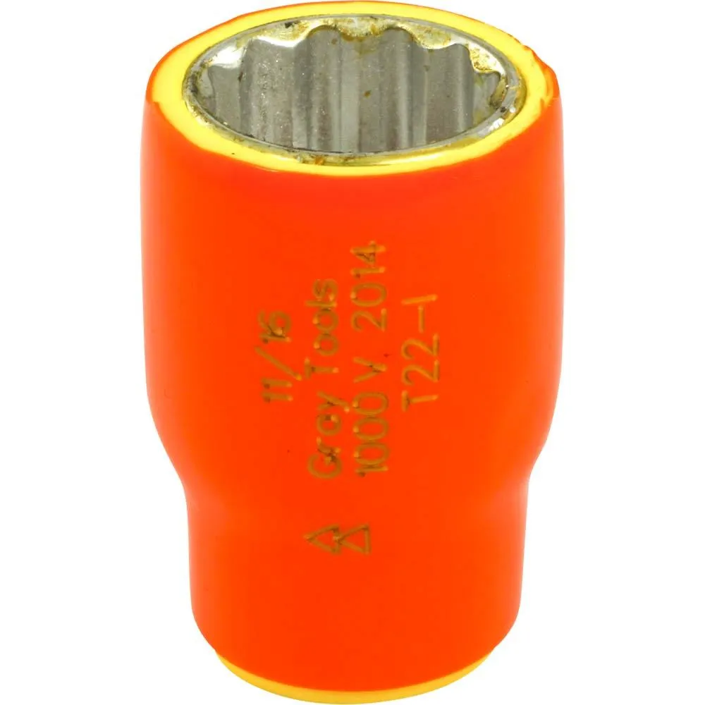 3/8" Drive 12 Point SAE Insulated Sockets