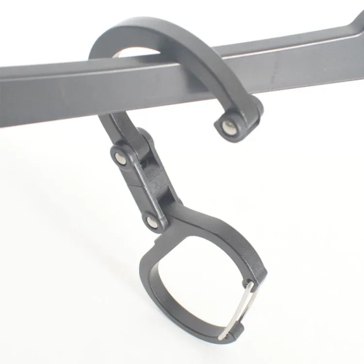 Aluminum Alloy D-type Outdoor Mountaineering Hook, Specification: M (Black)
