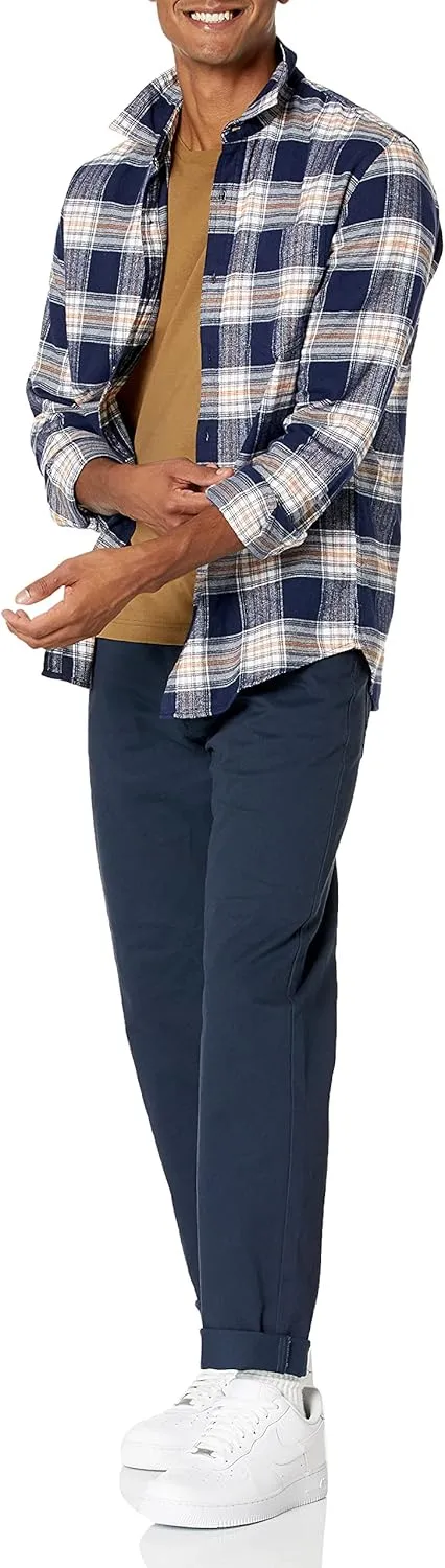 Amazon Essentials Men's Straight Fit 5-Pocket Stretch Twill Pants