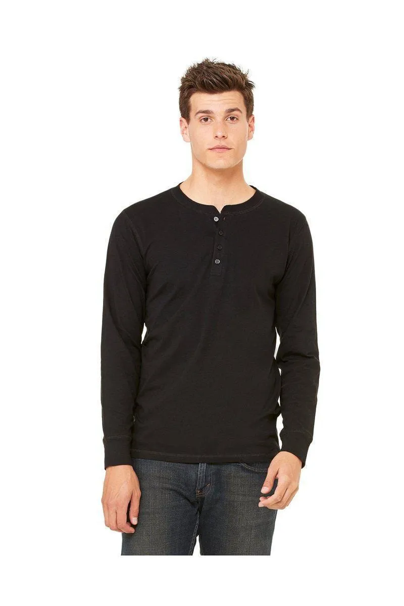 Bella Canvas 3150: Men's Long Sleeve Henley