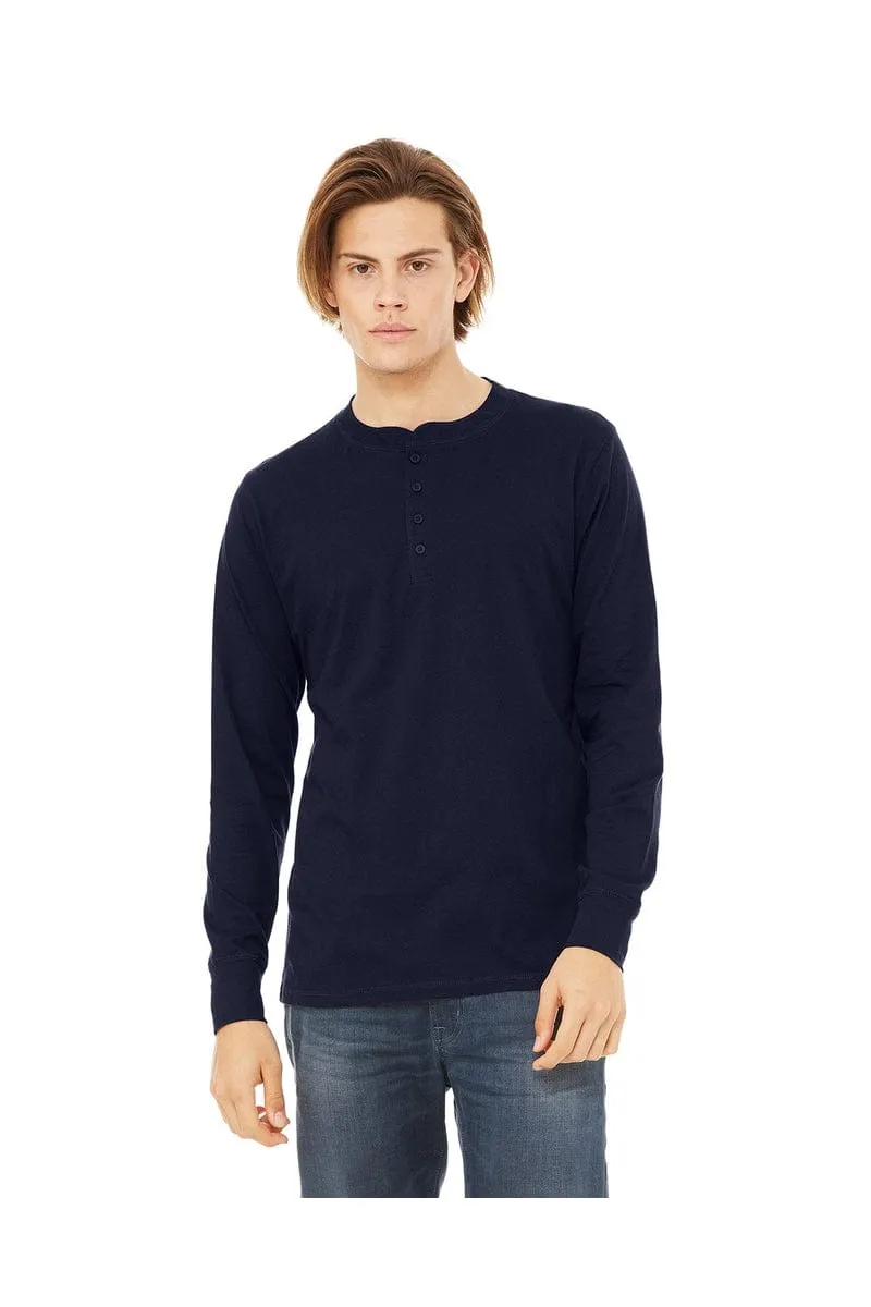 Bella Canvas 3150: Men's Long Sleeve Henley