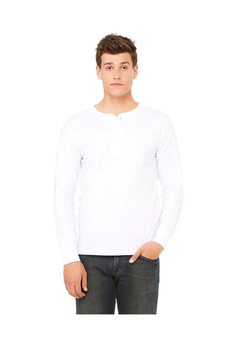 Bella Canvas 3150: Men's Long Sleeve Henley