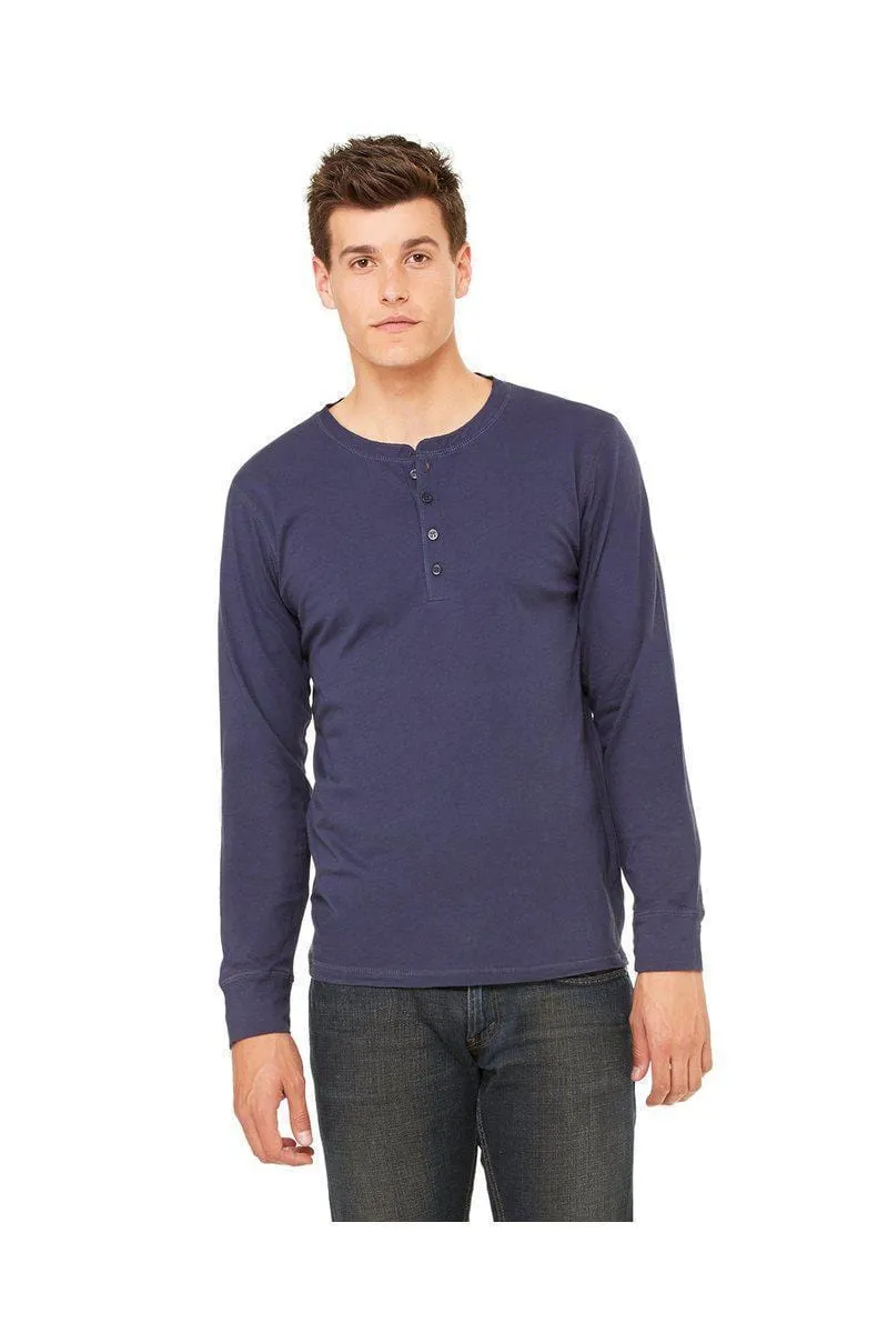 Bella Canvas 3150: Men's Long Sleeve Henley