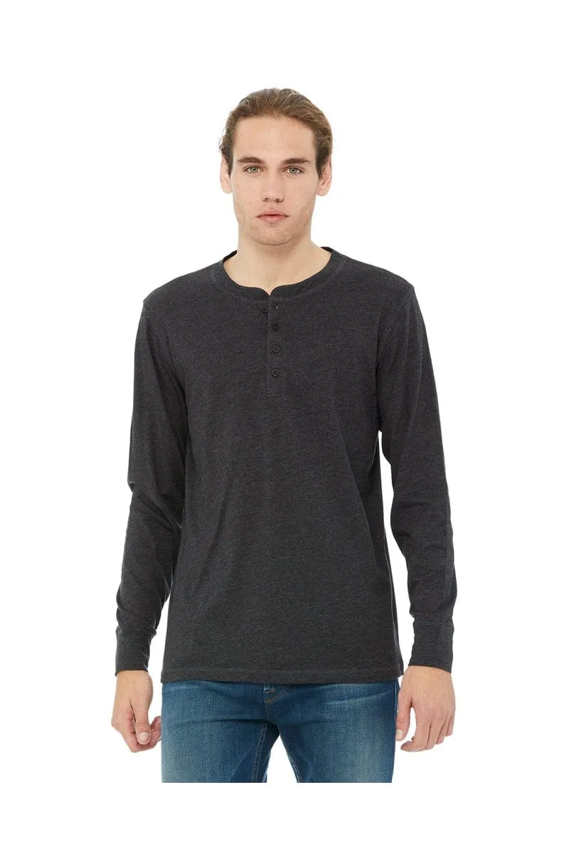 Bella Canvas 3150: Men's Long Sleeve Henley