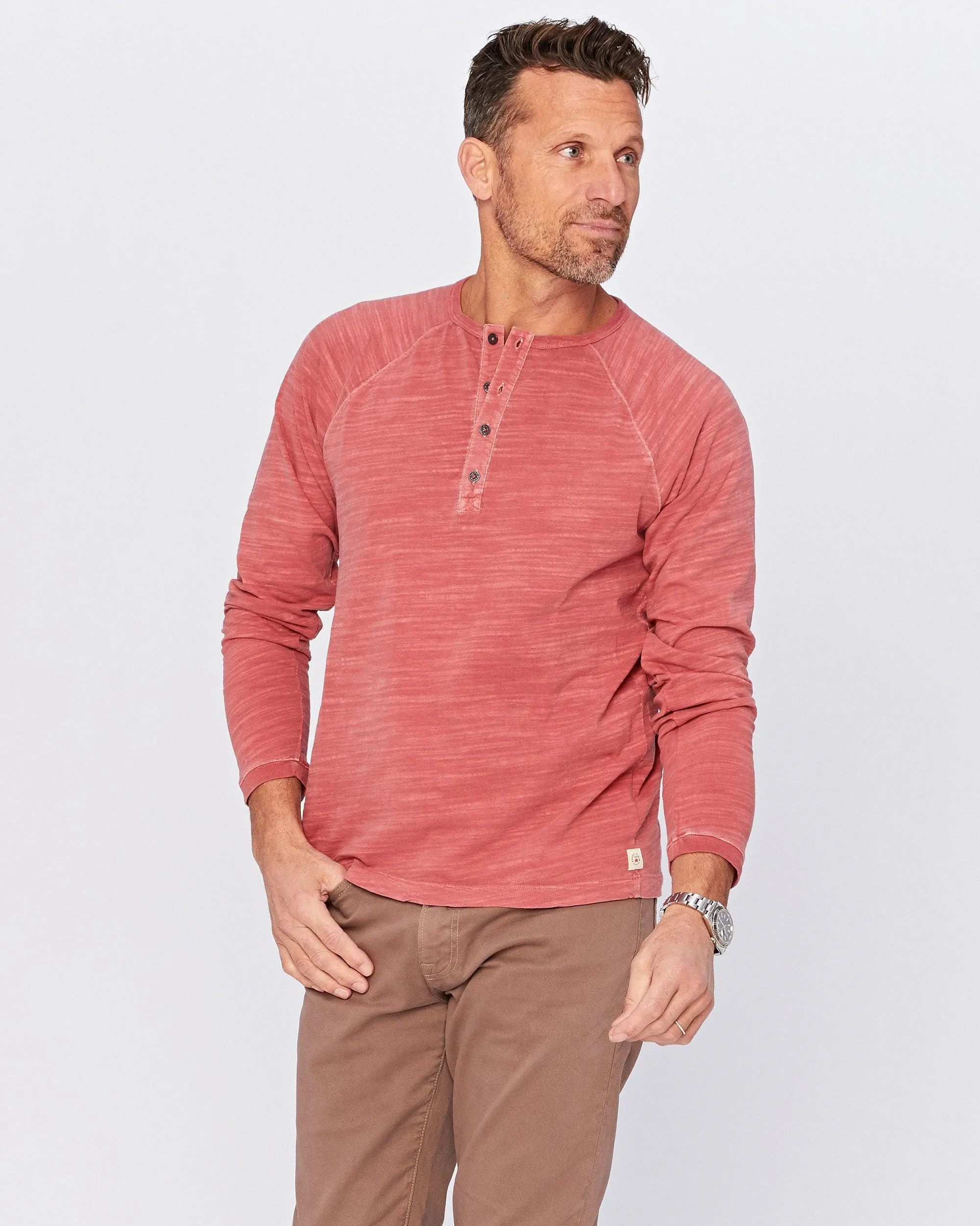 Bird Dog Slub Jersey Henley
