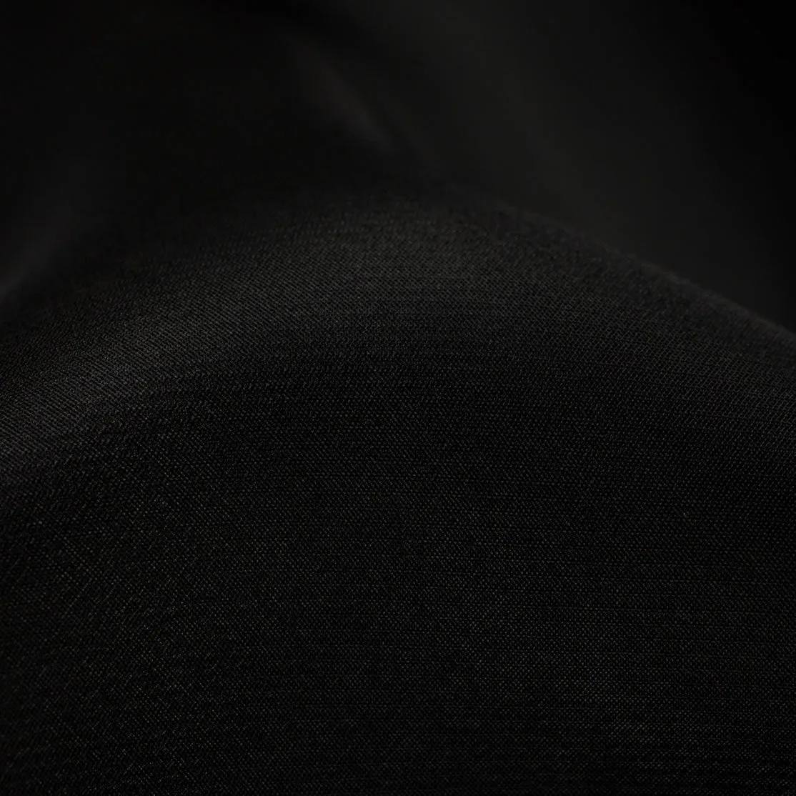 Black Silk Gazar Fabric