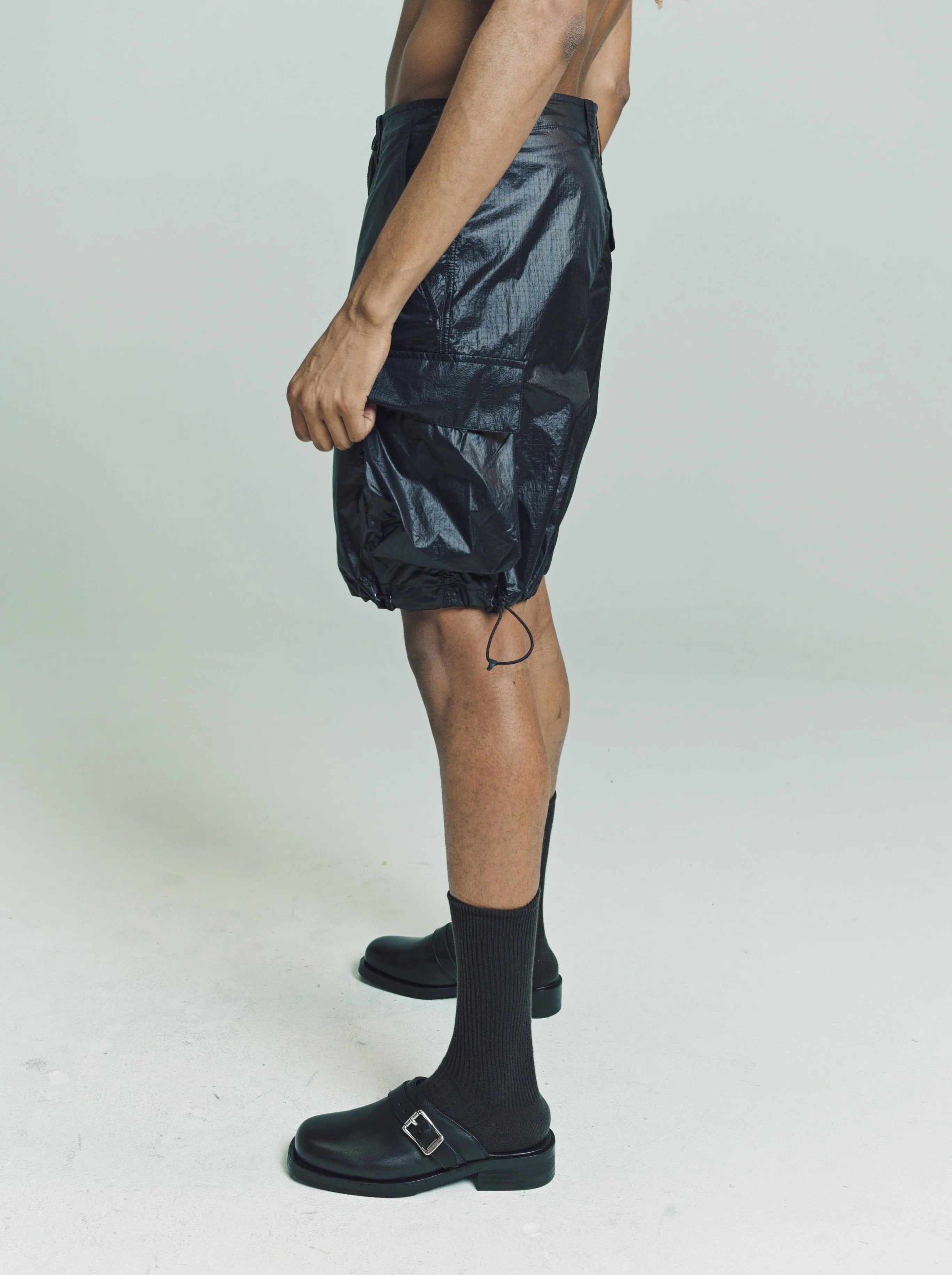 Black Tech Chinz Ripstop Mount Shorts