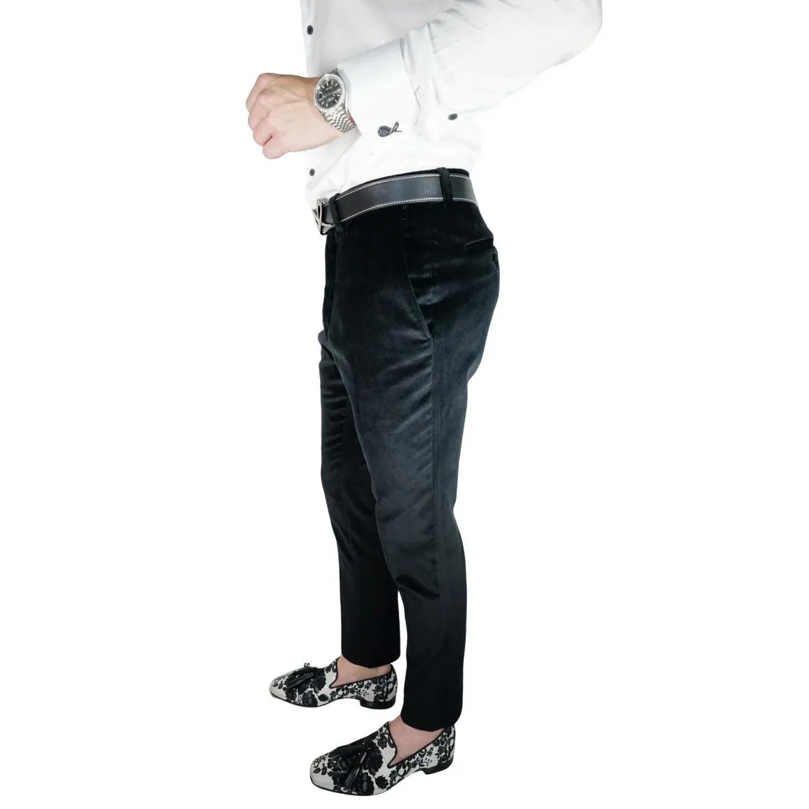 Black Velvet Trousers @ The Vault
