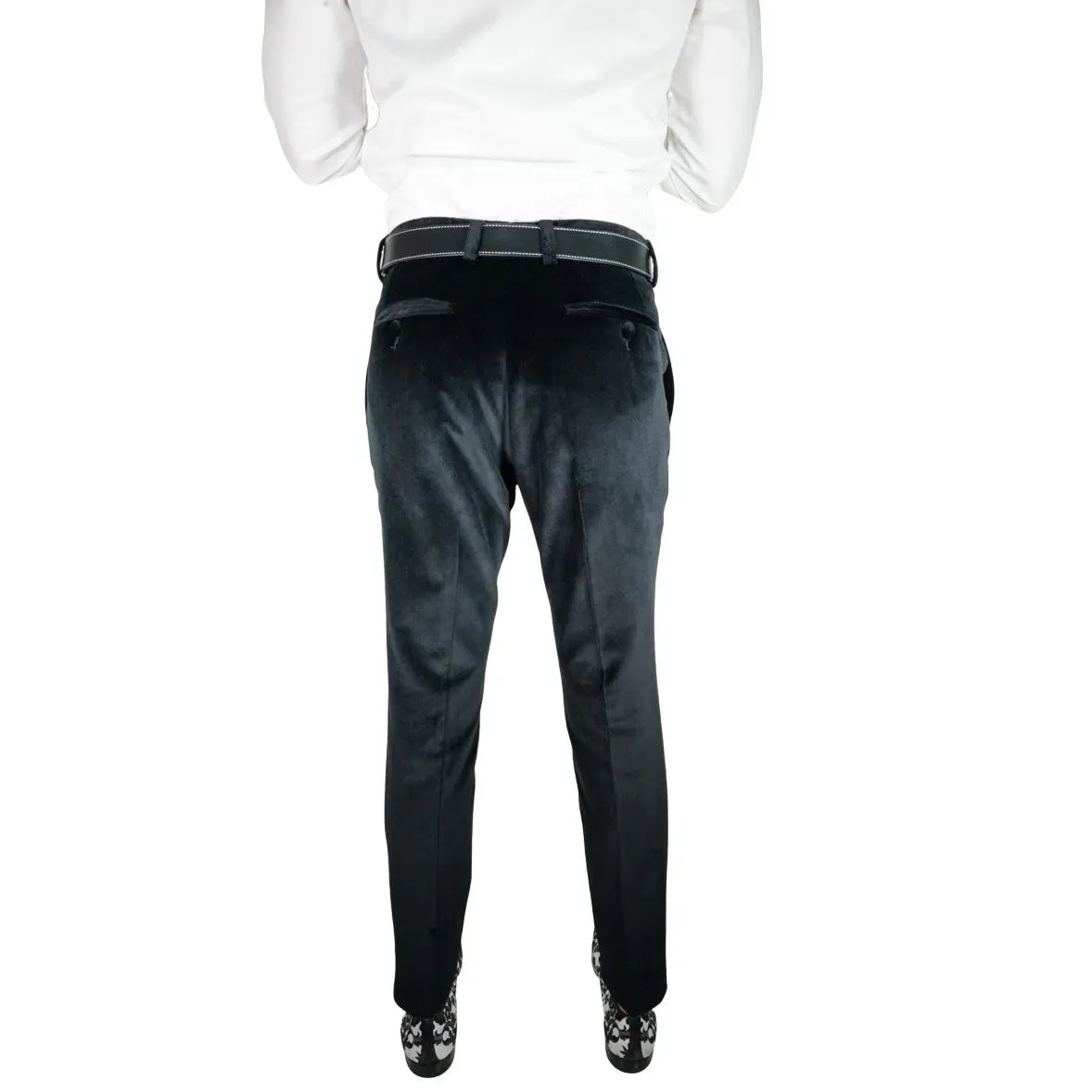 Black Velvet Trousers @ The Vault
