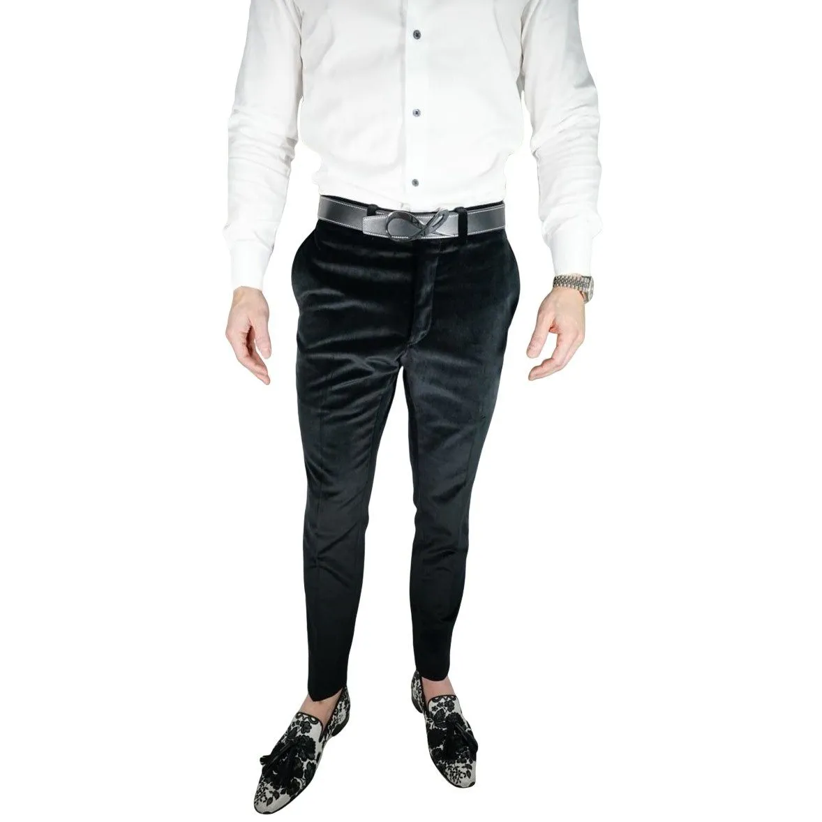 Black Velvet Trousers @ The Vault