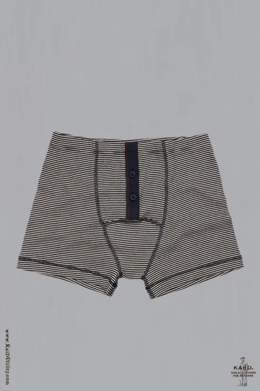 Boxer Brief - Fine Stripe Marine -  XL