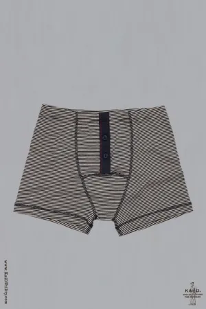Boxer Brief - Fine Stripe Marine -  XL