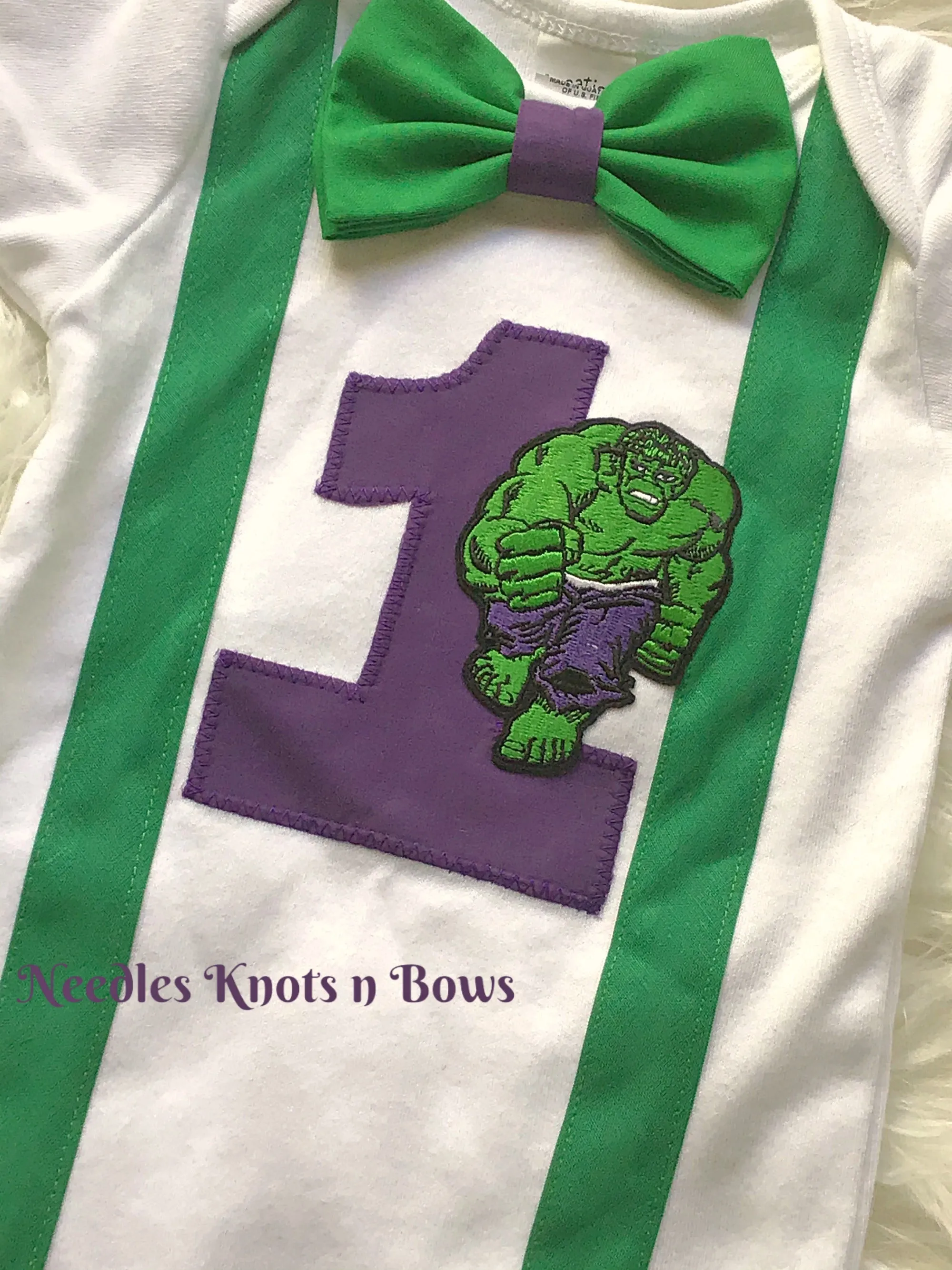 Boys 1st Birthday Outfit, Incredible Hulk Cake Smash Outfit