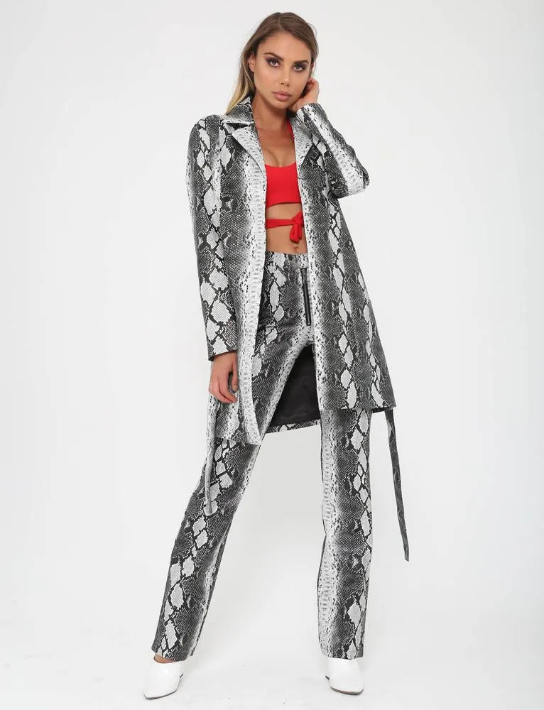 Brandy Jacket - Snakeskin