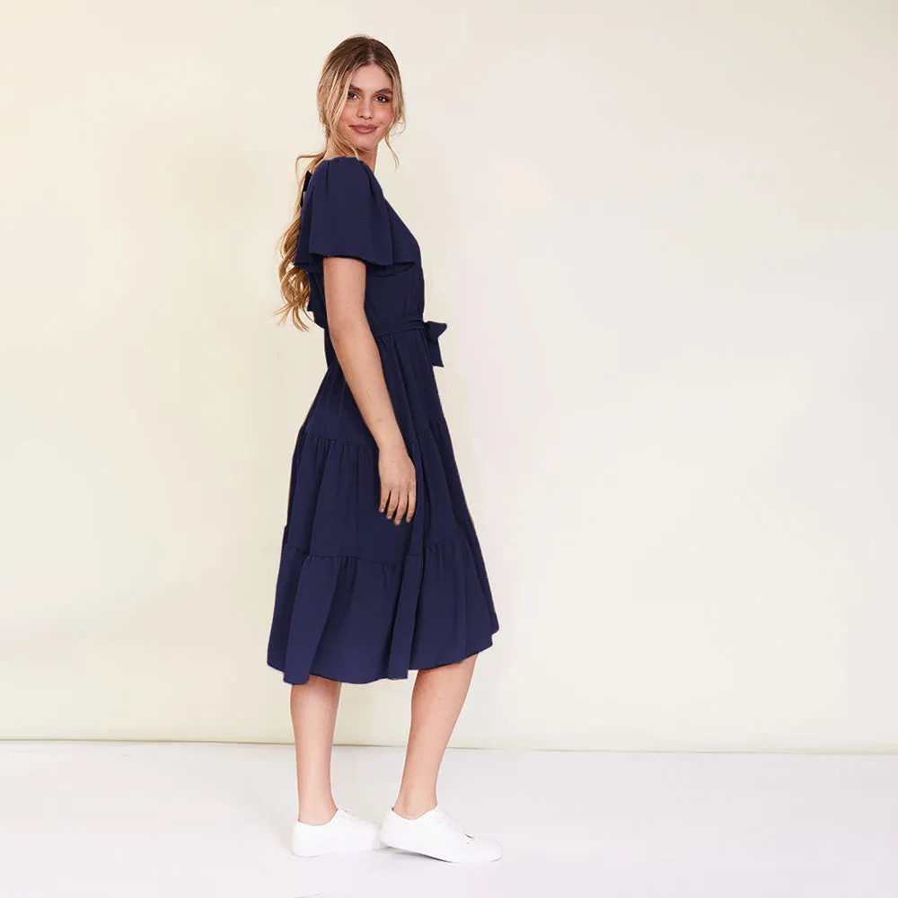 Camille Dress (Navy)