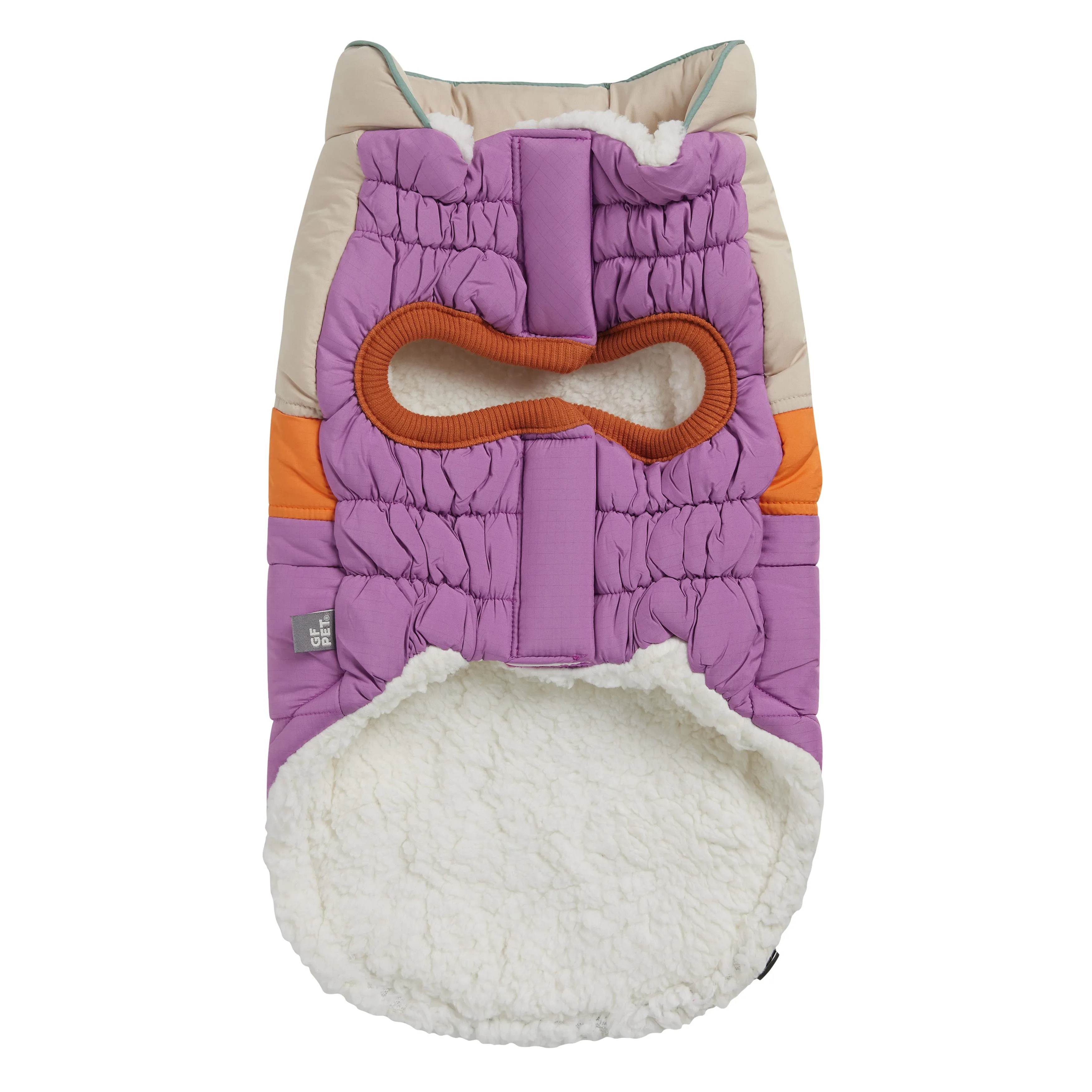 Camplife Puffer Dog Winter Coat - Purple
