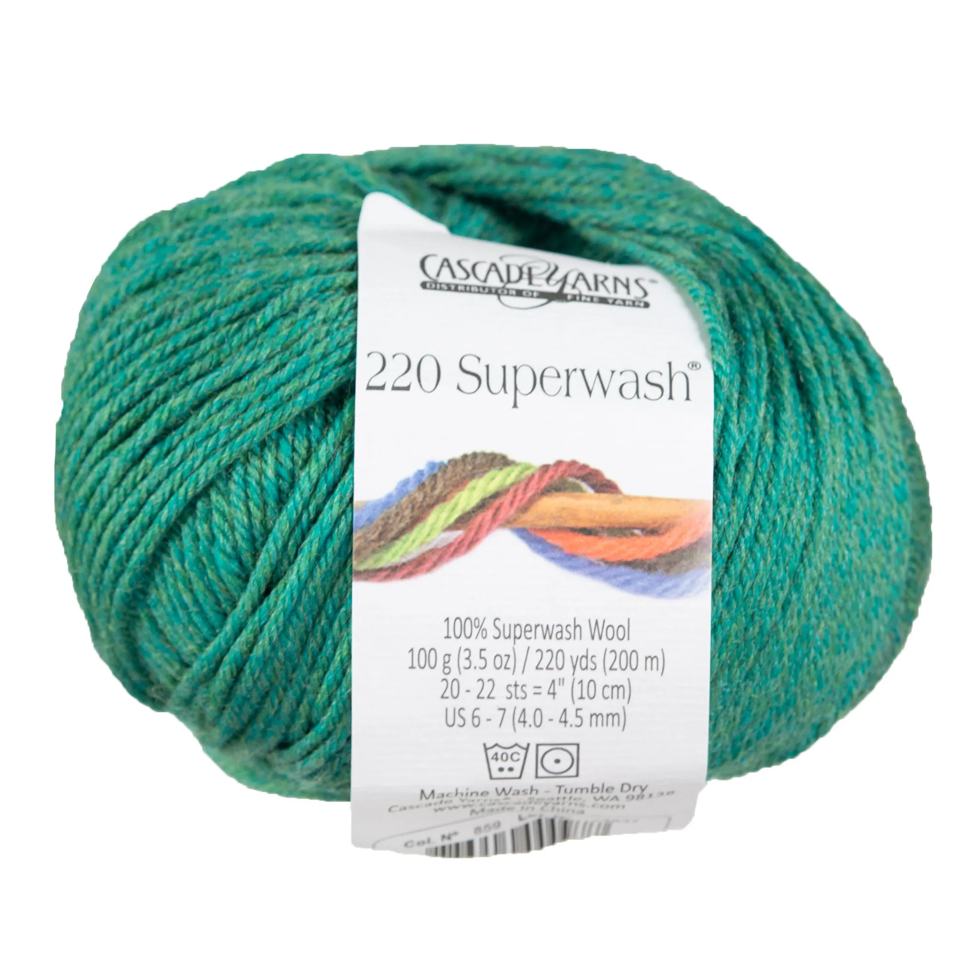 Cascade Yarns 220 Superwash Yarn - 0859 Lake Chelan Heather