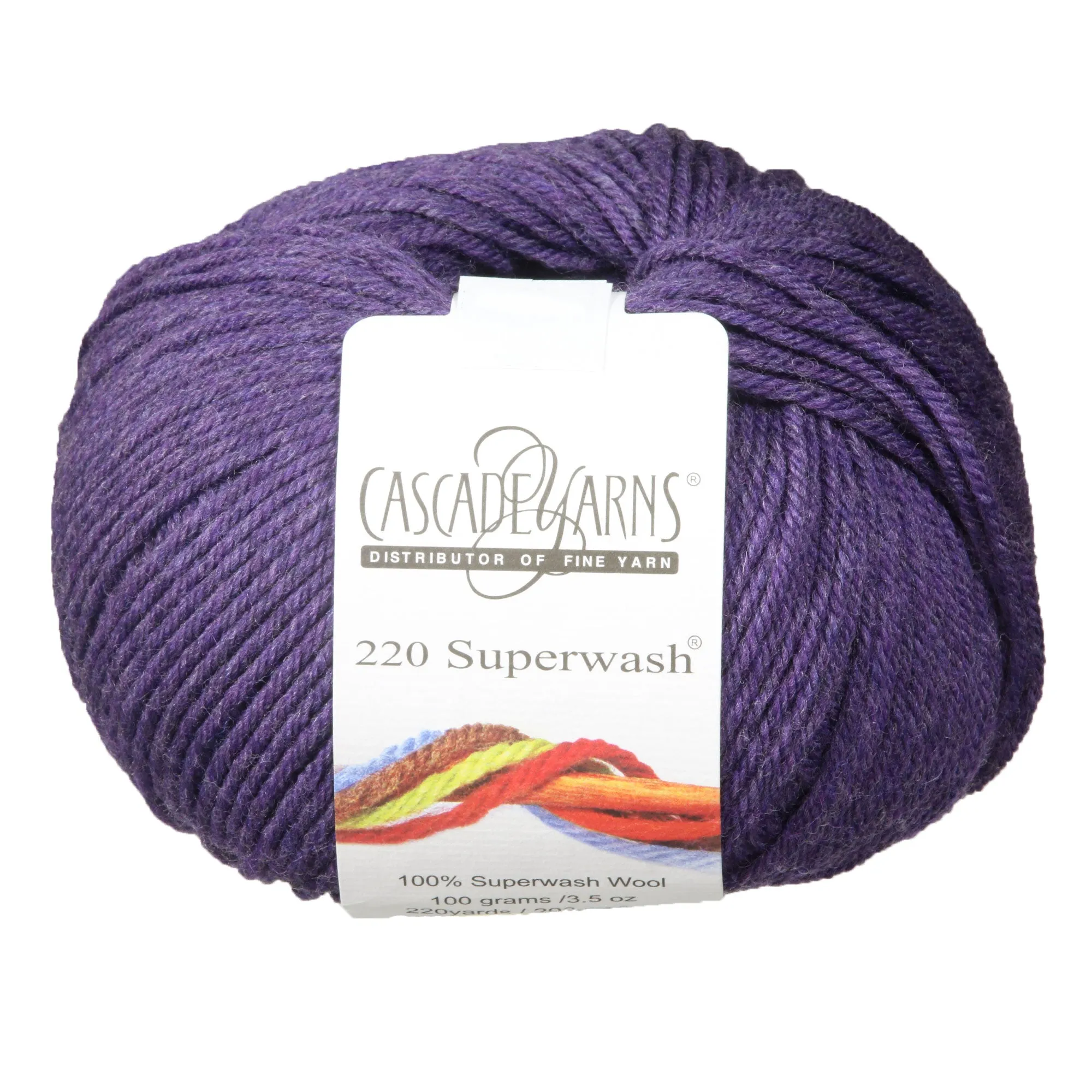 Cascade Yarns 220 Superwash Yarn - 1948 - Mystic Purple