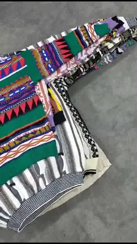 Cr554 - Coogi Style Colorful Sweater