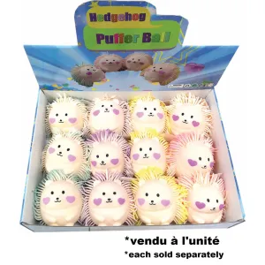 Cute Puffer Hedgehog 3x3in 5 