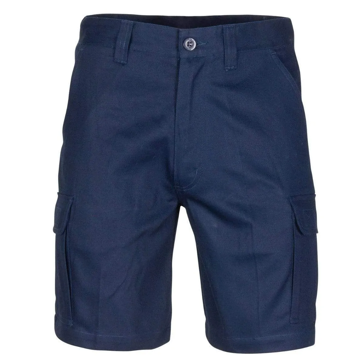 Dnc Workwear Middle Weight Cotton Double Slant Cargo Shorts - With Shorter Leg Length - 3358