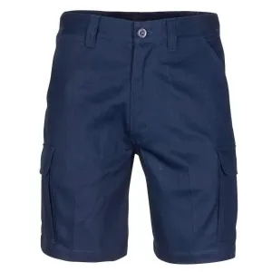 Dnc Workwear Middle Weight Cotton Double Slant Cargo Shorts - With Shorter Leg Length - 3358