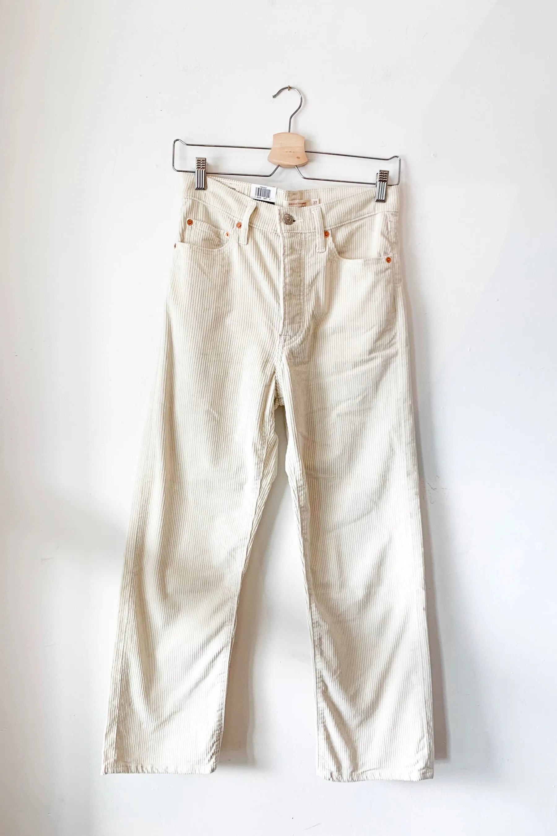 Ecru Ribcage Jeans