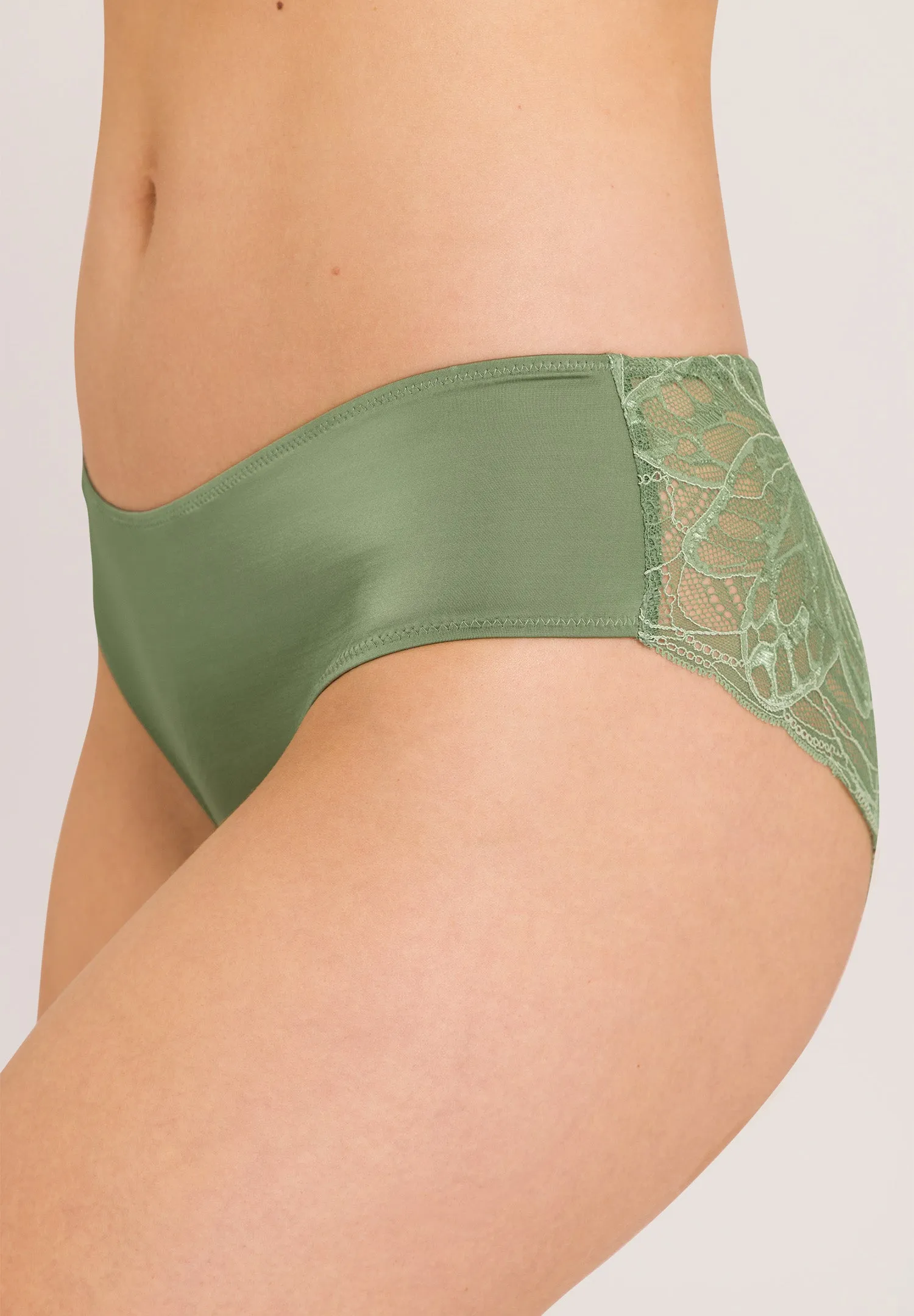Elia Hi Cut Brief | Loden Frost 70982-2718
