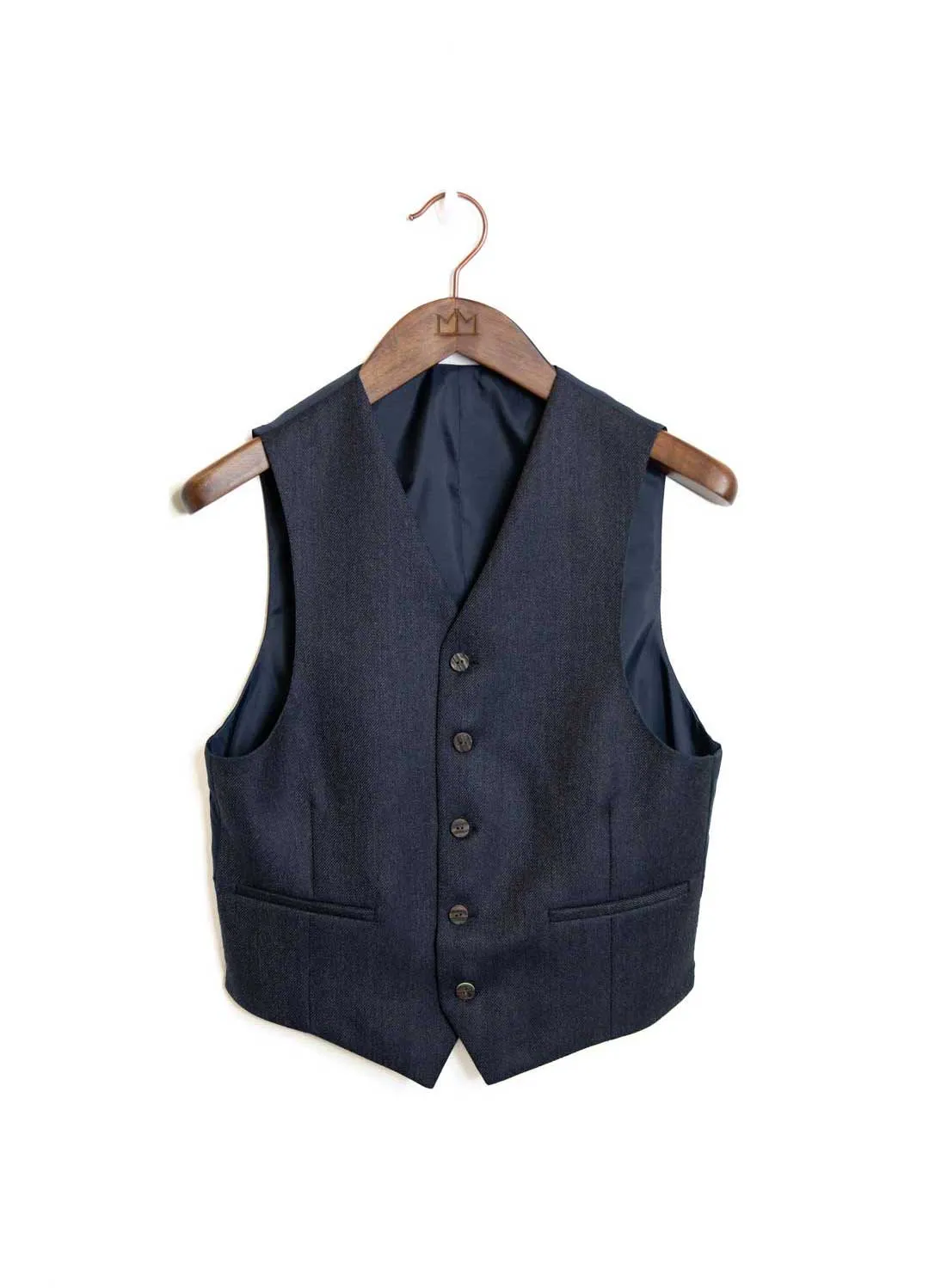 Ex-Display Navy Clunie Waistcoat