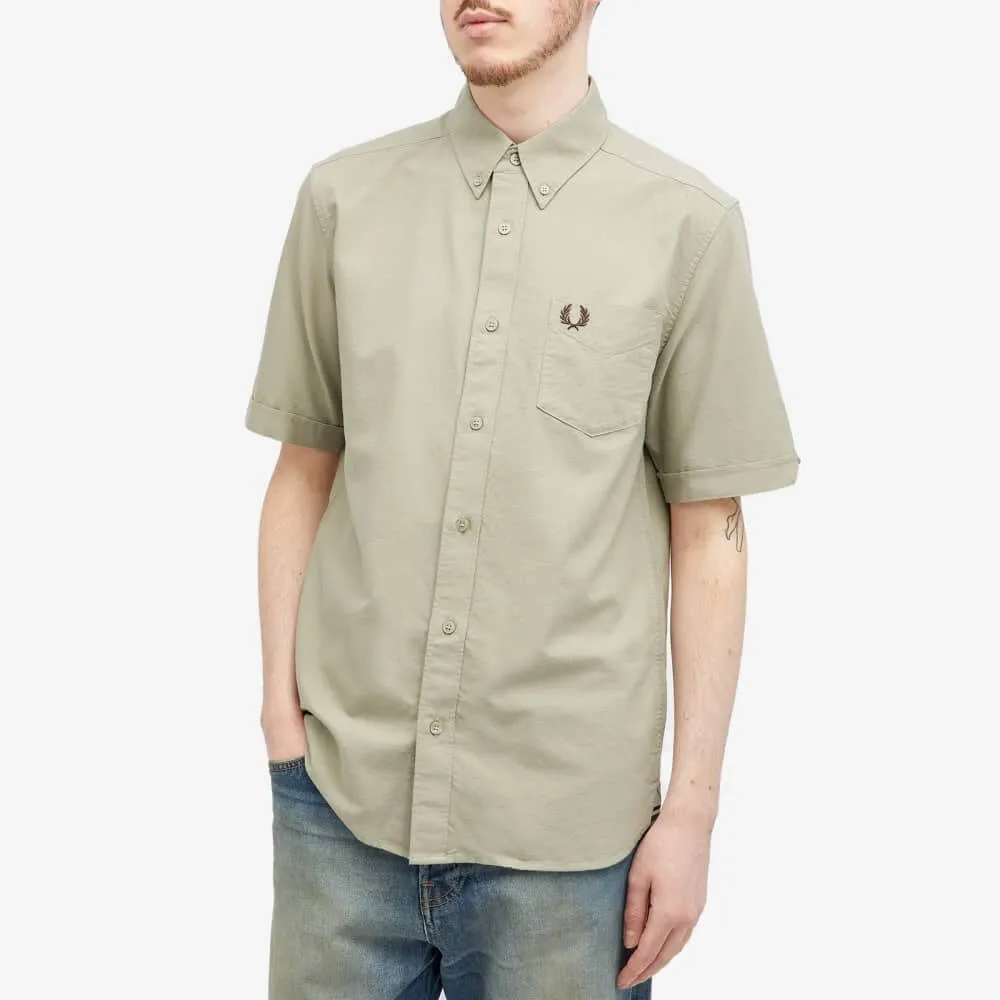 Fred Perry Oxford Shirt, Light Gray