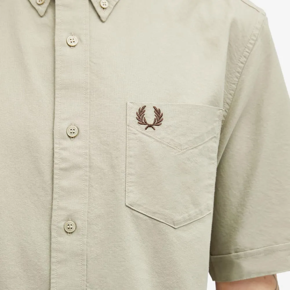 Fred Perry Oxford Shirt, Light Gray