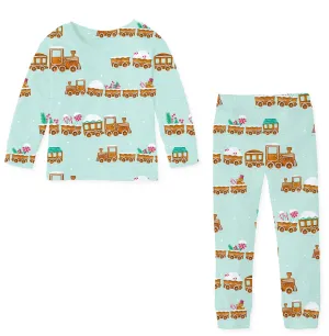 Gingerbread Express Long Sleeve Set