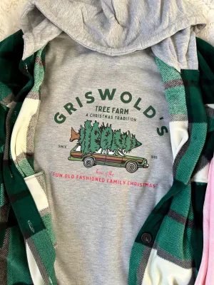 Griswold Tree Farm Gray Sweatshirt {Pre-Order)