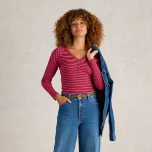Halley Rib Stripe Henley