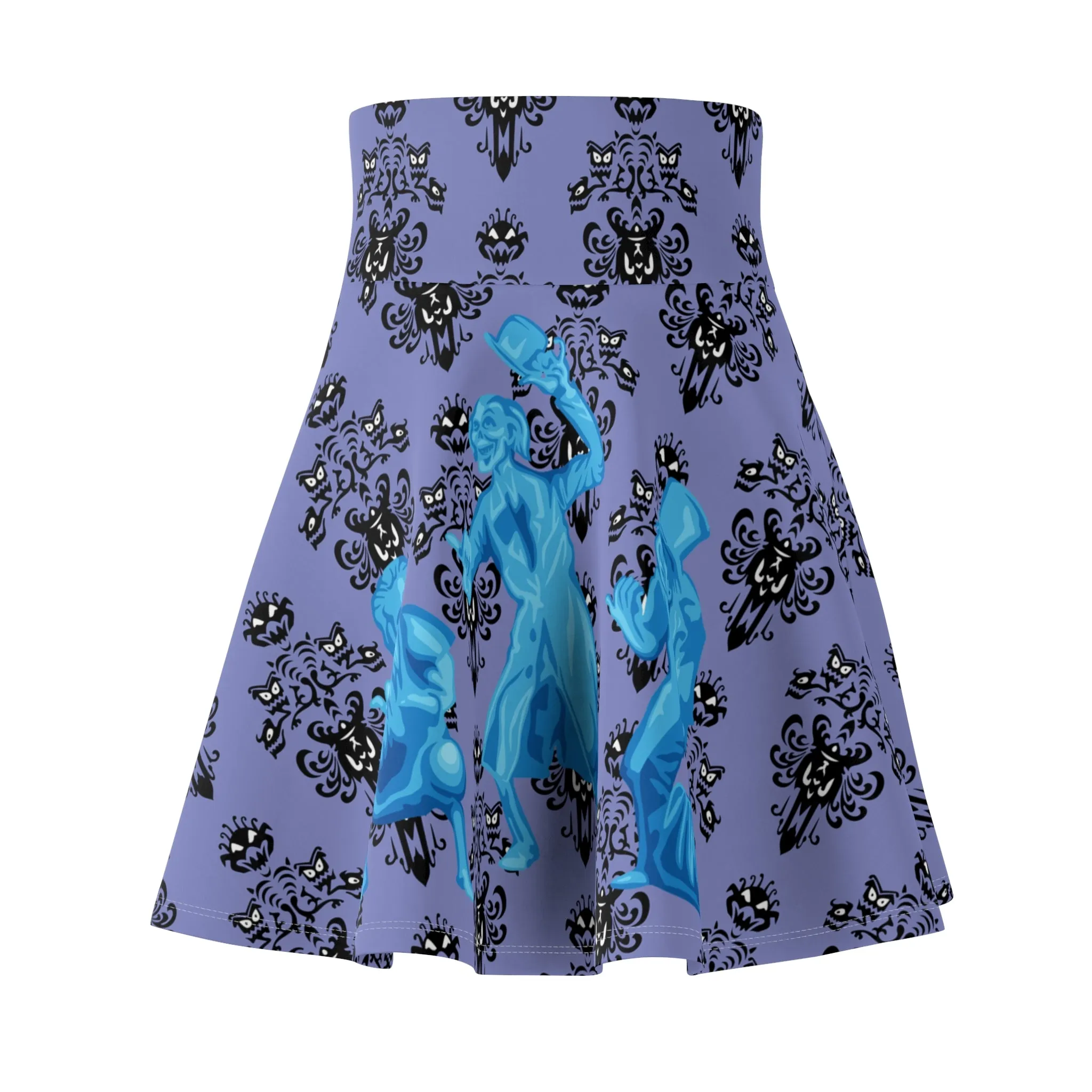 Haunted Mansion Hitchhiking Ghosts Women's Skater Skirt