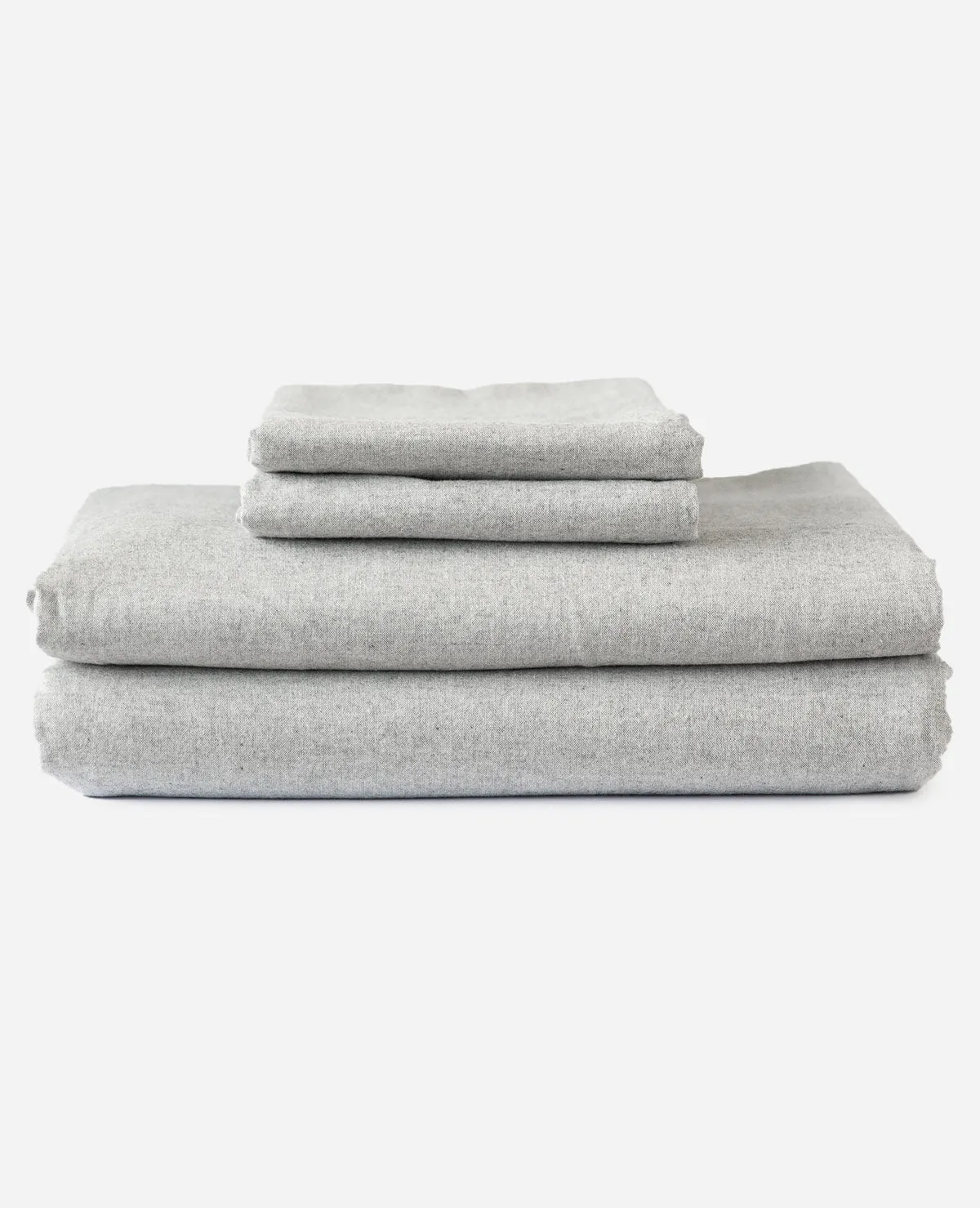 Heather Grey Flannel Sheet Sets