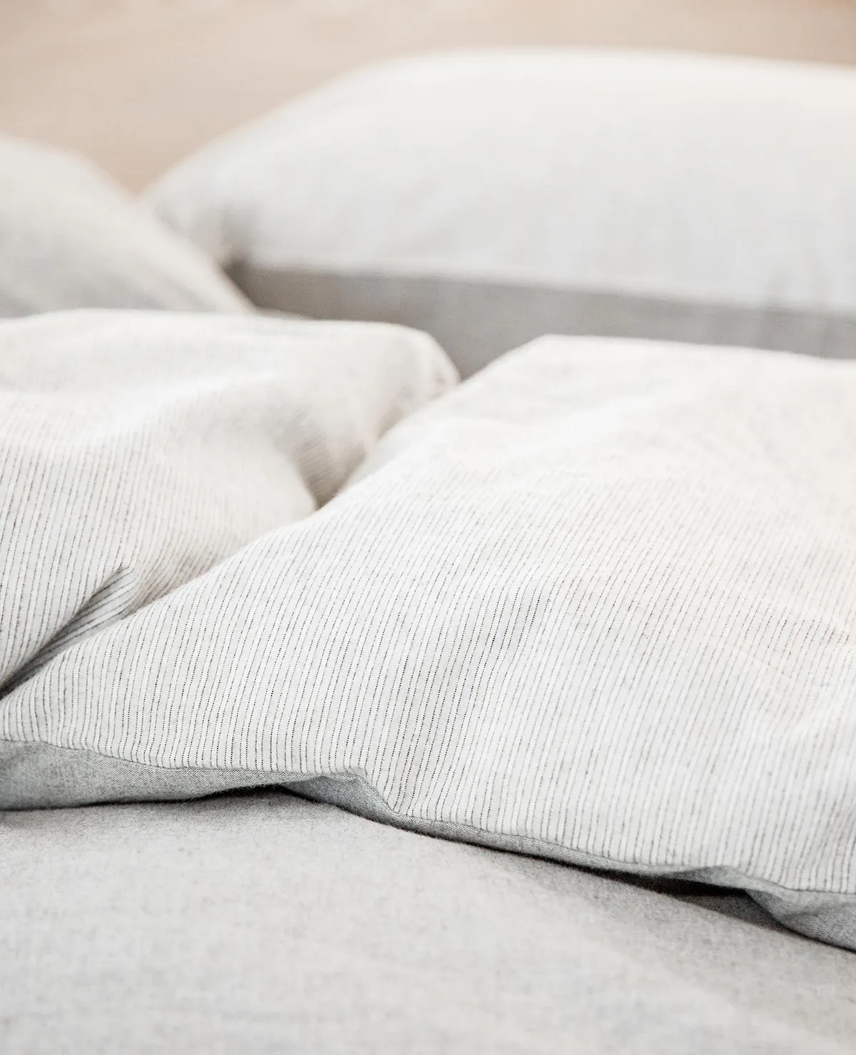 Heather Grey Flannel Sheet Sets
