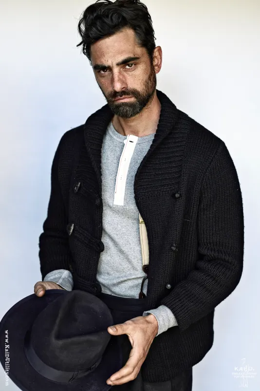 Henley Harri - Grey Heather - M, L, XXL