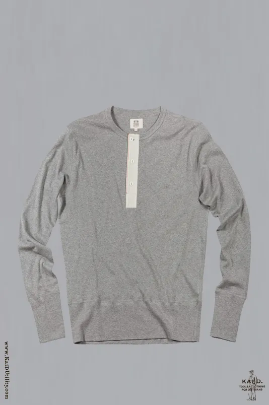 Henley Harri - Grey Heather - M, L, XXL