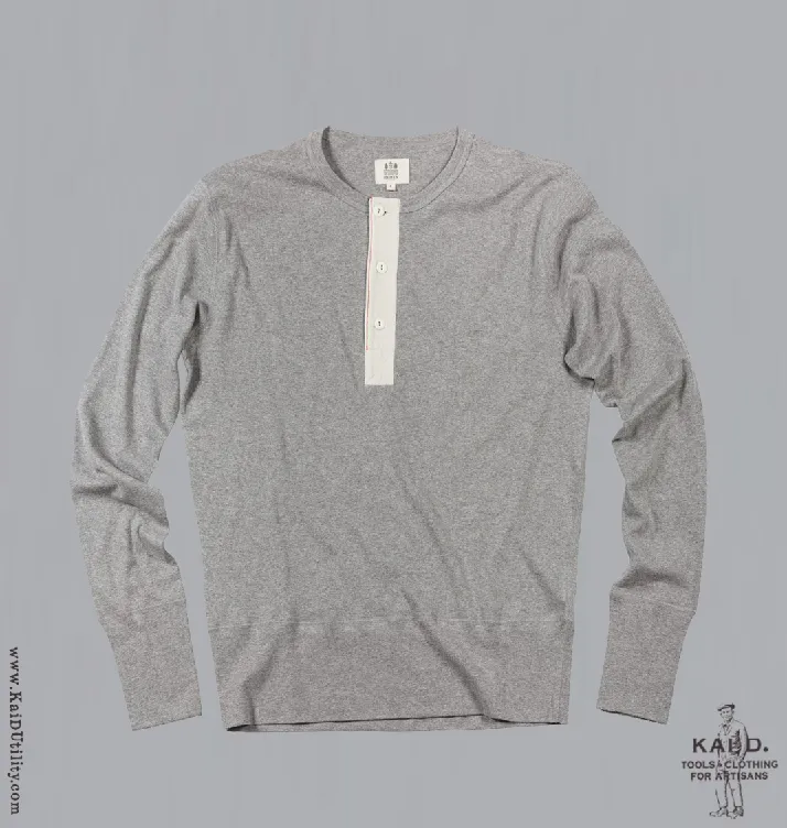 Henley Harri - Grey Heather - M, L, XXL