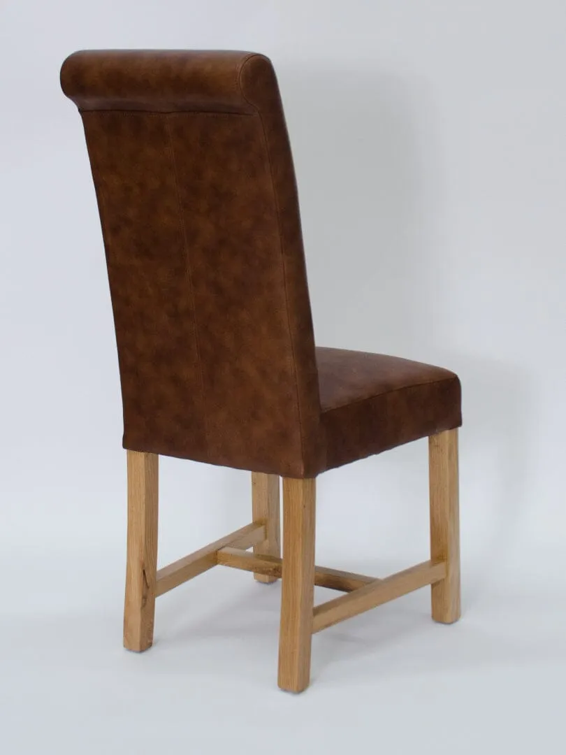 Henley Mocha Dining Chair – FULL LEATHER