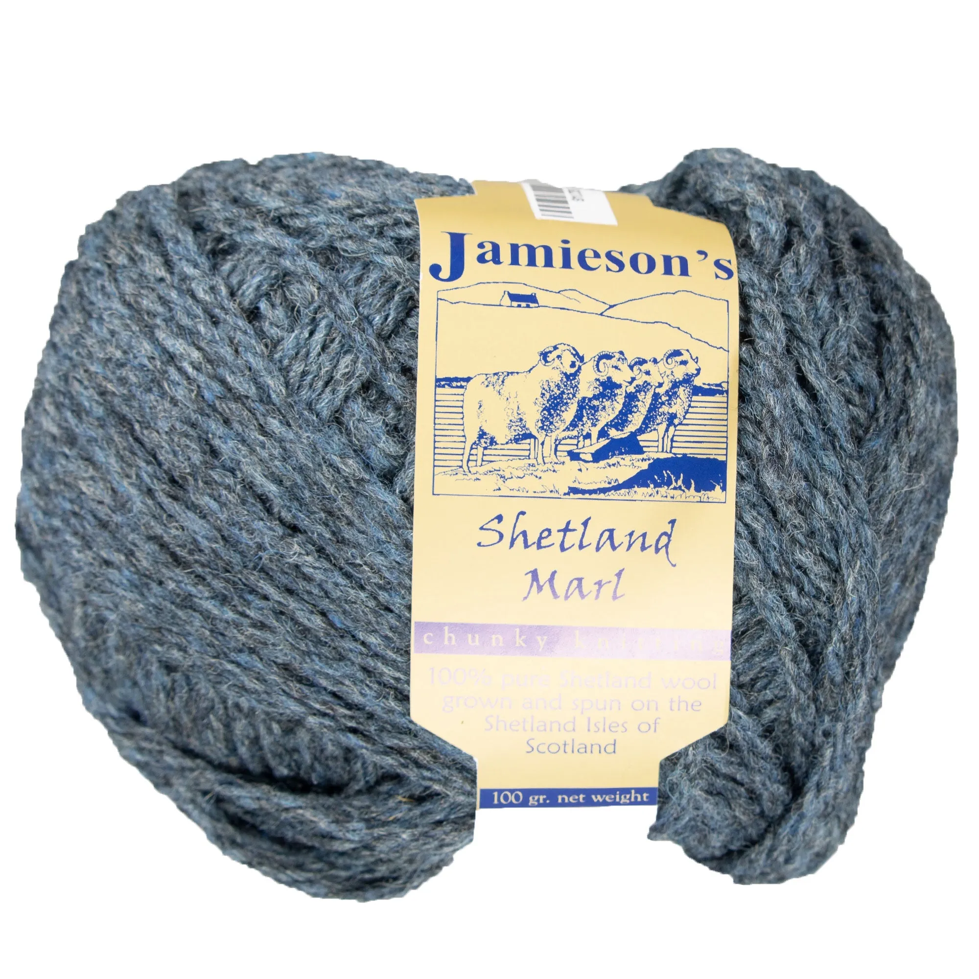 Jamieson's of Shetland Marl Chunky Yarn - 1350 North Sea