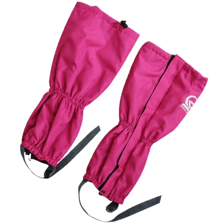 JUNGLELEOPARD XT-88 Outdoor Hiking And Skiing Warm Foot Cover Sports Waterproof Breathable Equipment(Rose Red)