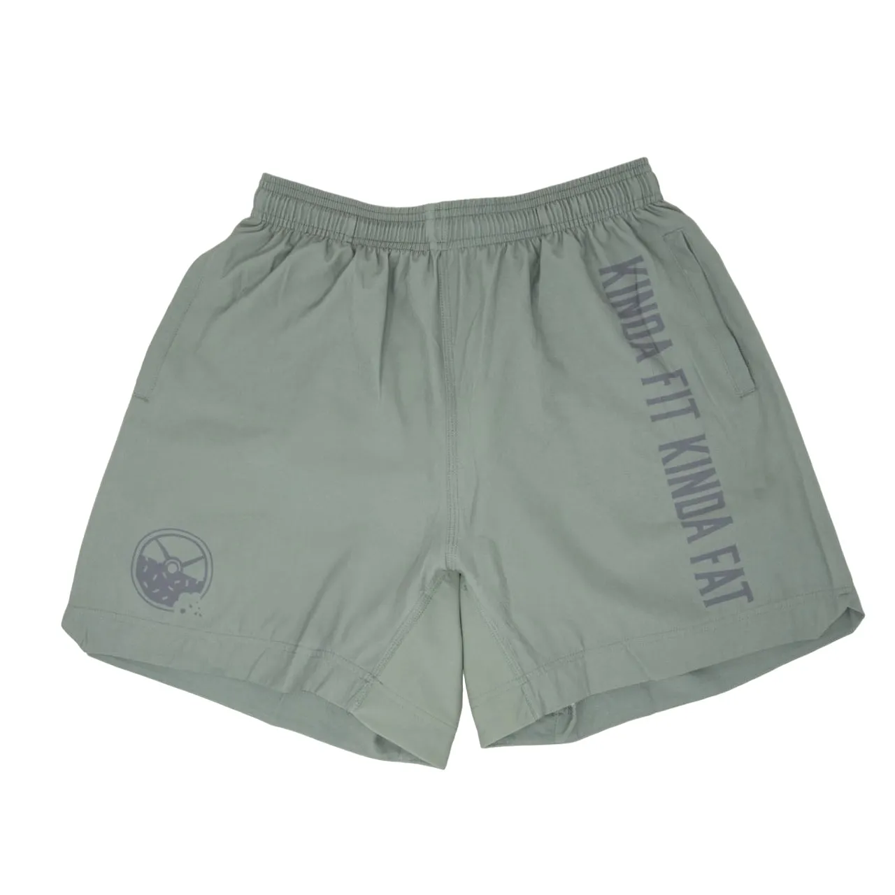 Kinda Fit Kinda Fat The Classic Premium 5.5" Training Shorts (Sage)
