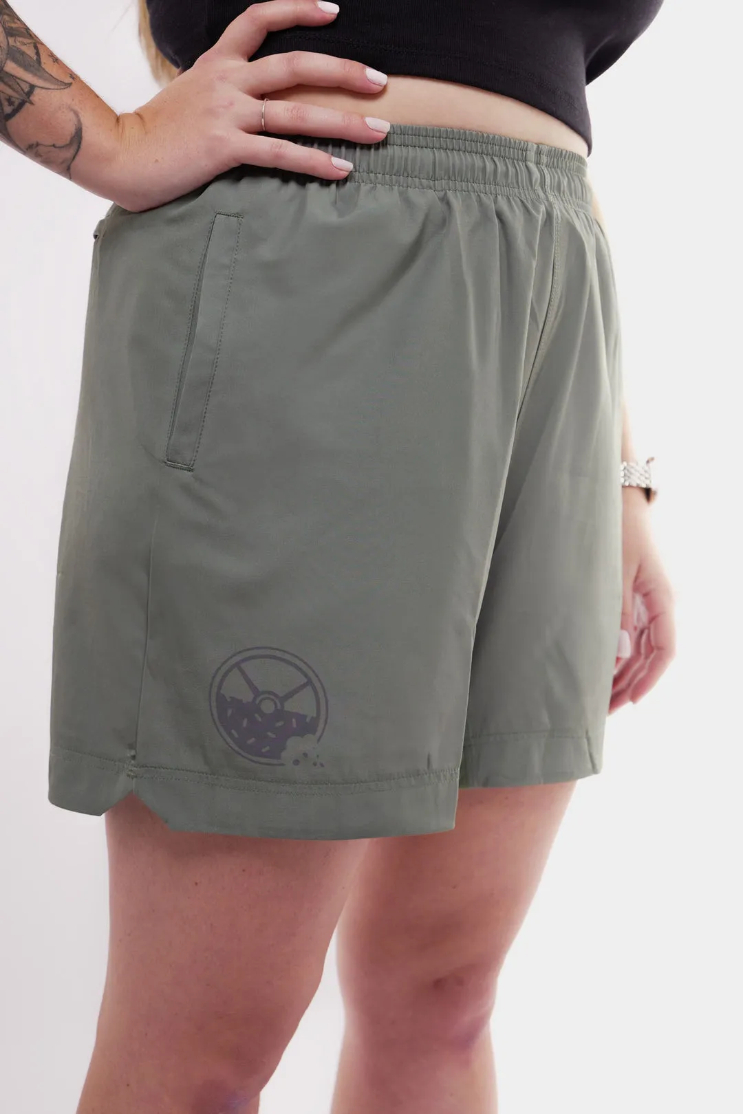 Kinda Fit Kinda Fat The Classic Premium 5.5" Training Shorts (Sage)