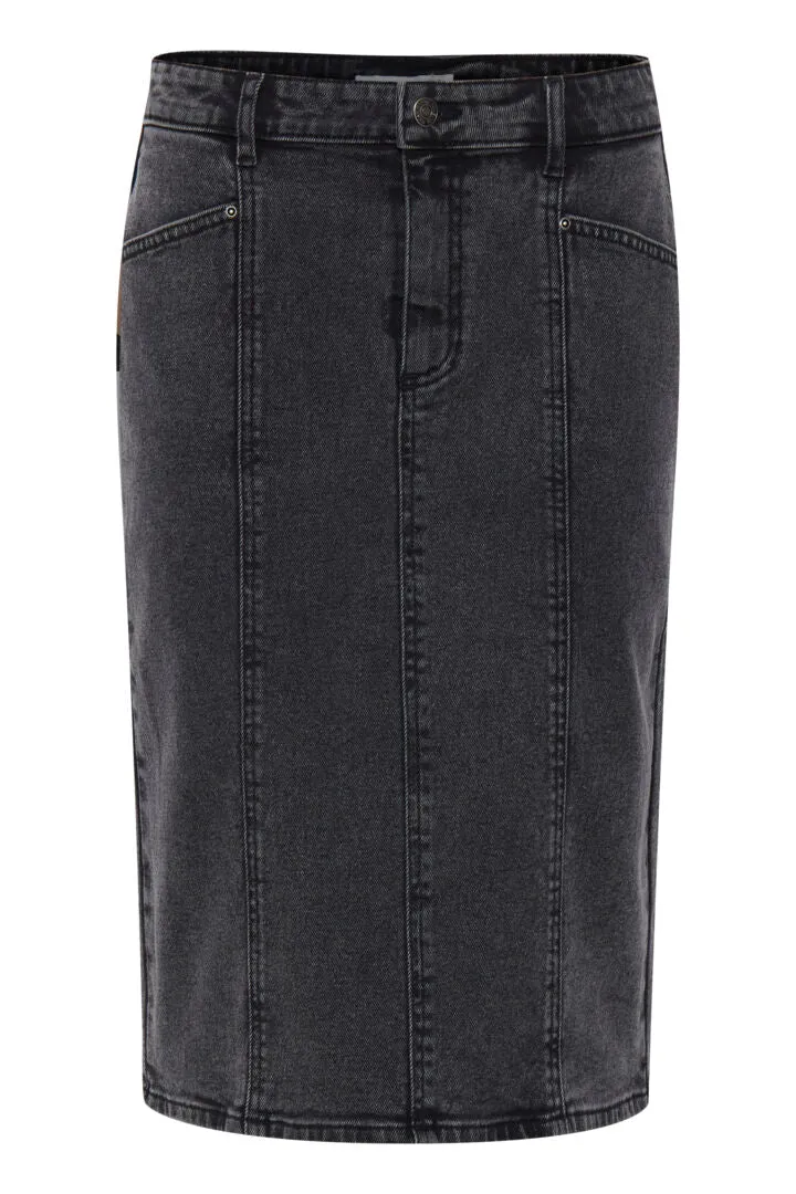 Kolka Skirt - Mid Grey Denim